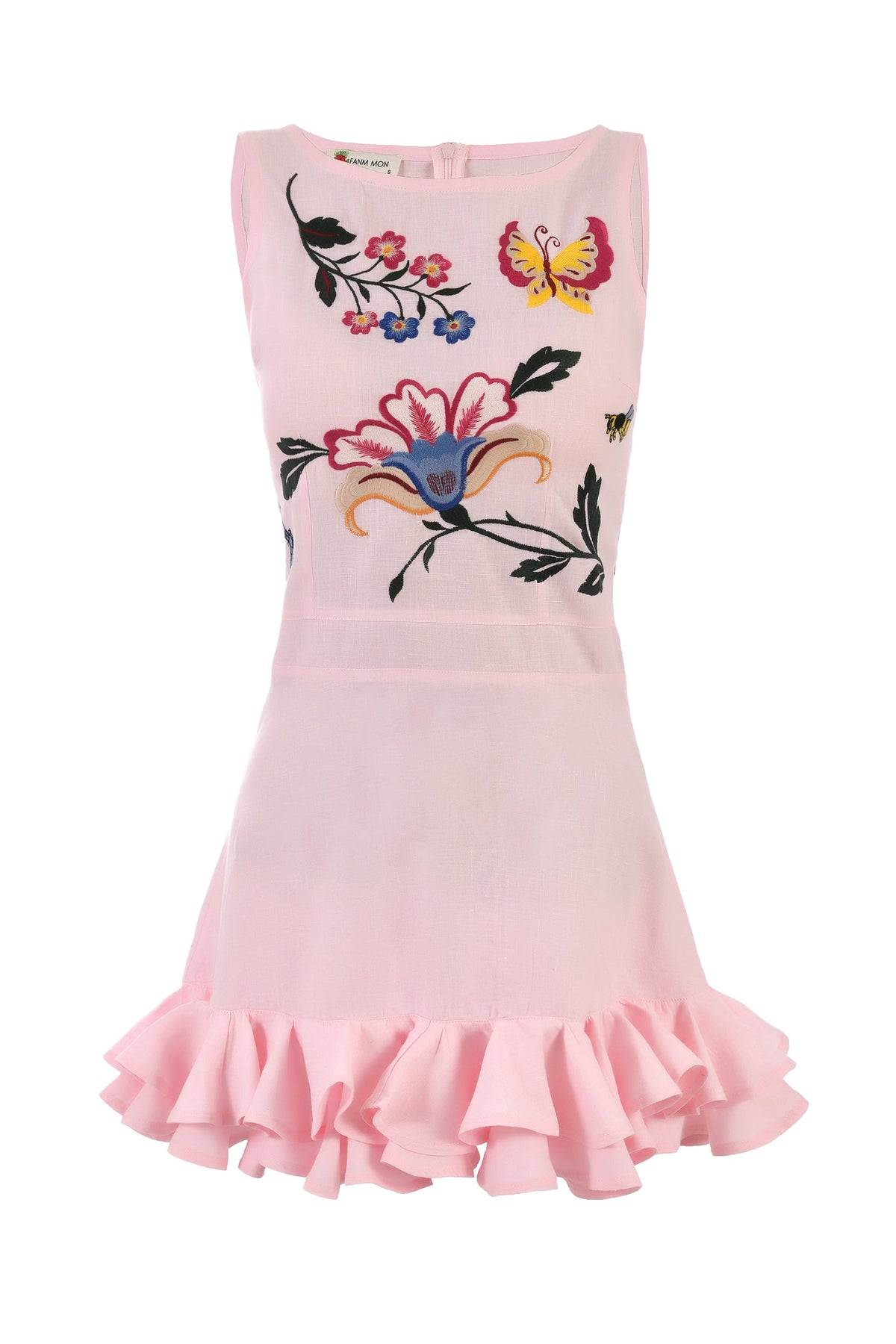 Flirt Embroidered Mini Dress