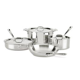 D3 Stainless 3-ply Bonded Cookware, 7 piece Set