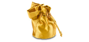 Grace Pouch Petite in Canary Satin