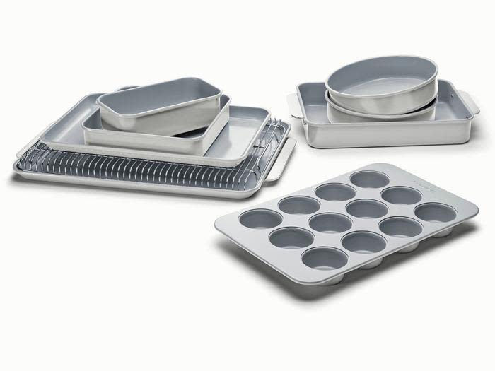 11 Piece Bakeware Set, Non-Stick & Non-Toxic Ceramic-Coating Baking Dishes