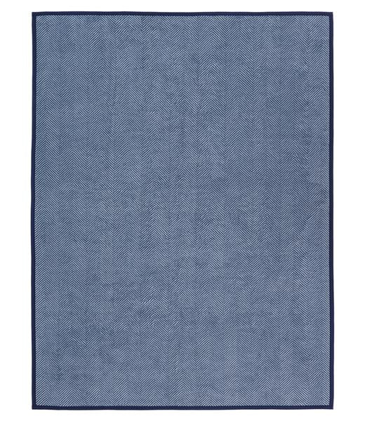 Harborview Herringbone Navy Original Blanket