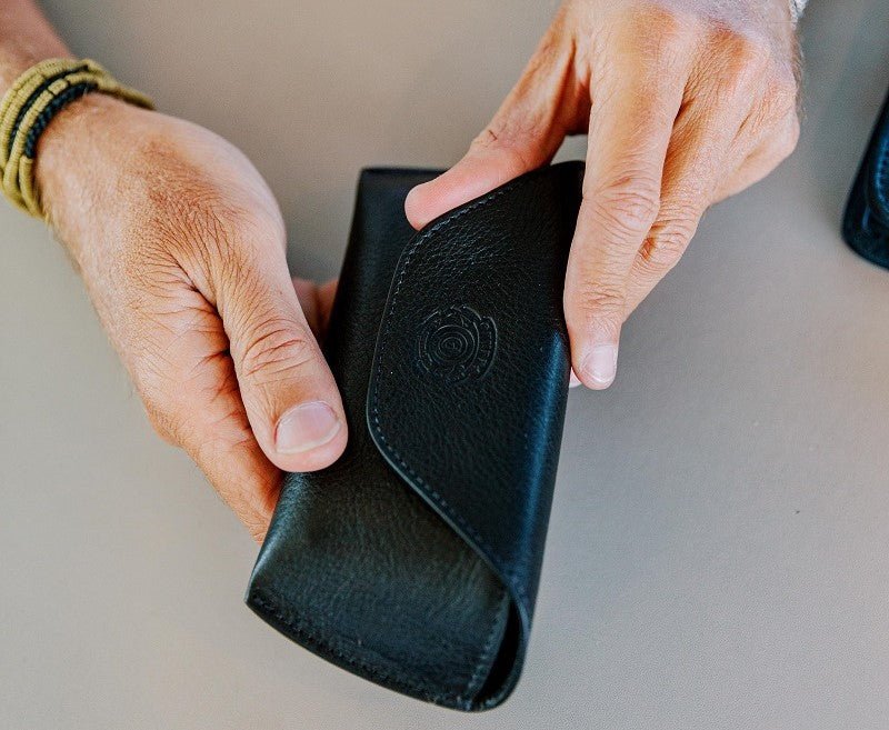 Hard Sunglass Case No. 251 in Vintage Leather