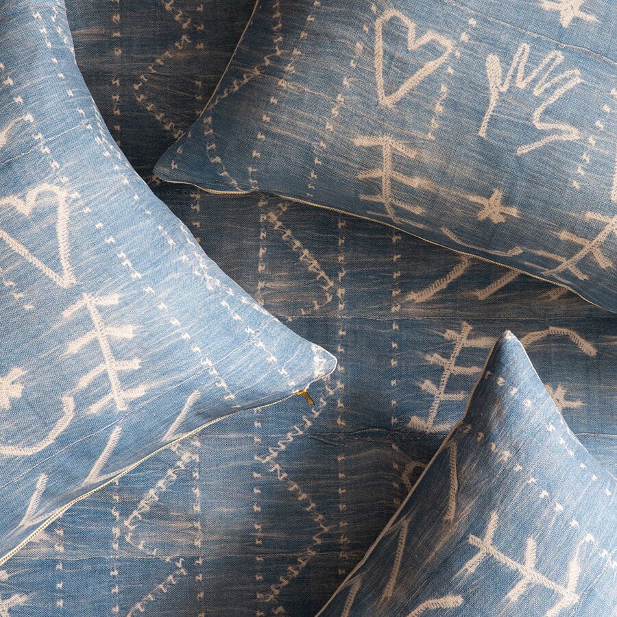 Heart in Hand Indigo Pillow Pillow St. Frank 
