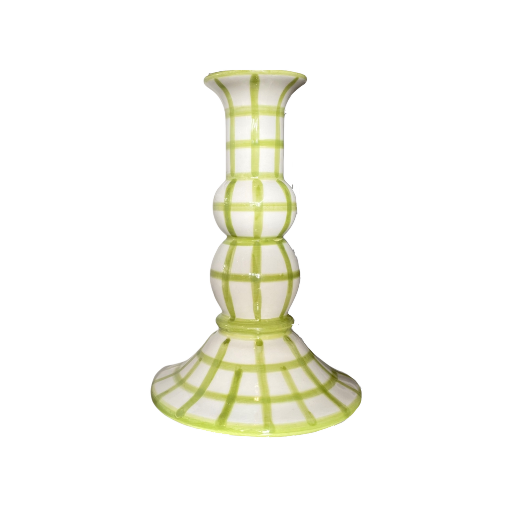 Lumiere Gingham Candle Holder