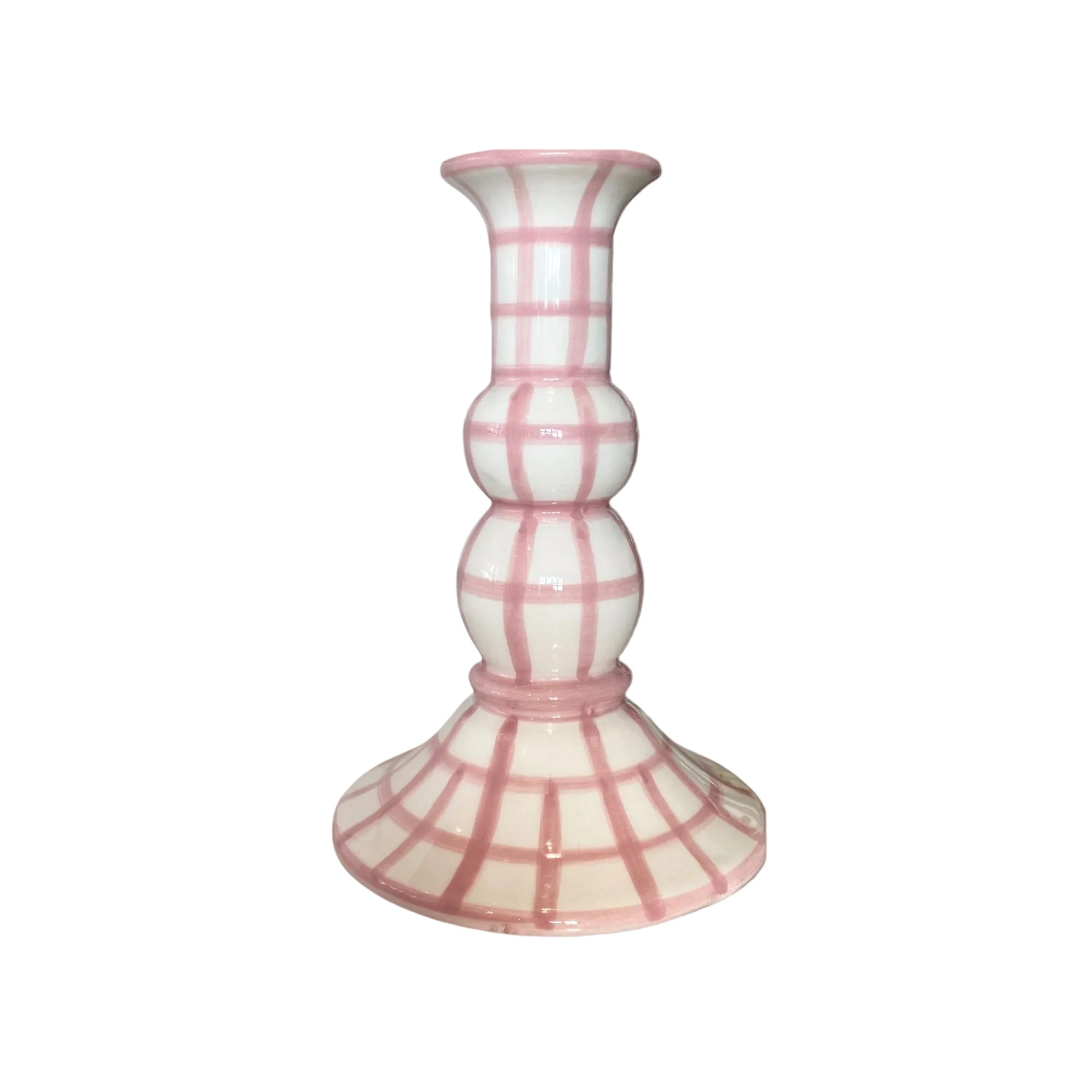 Lumiere Gingham Candle Holder