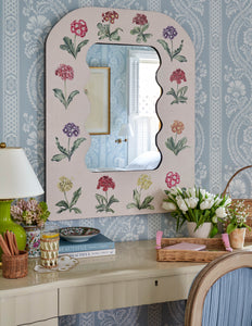 OTM Exclusive: Fleur Home x Riley Sheehey Primrose Print Mirror