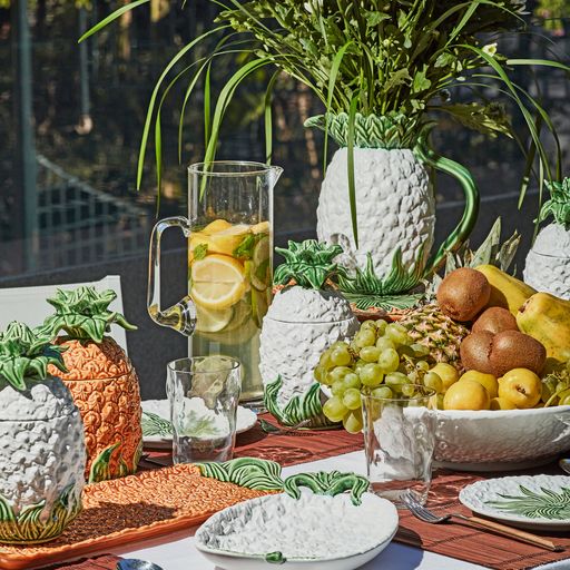 Pineapple Pitcher in White