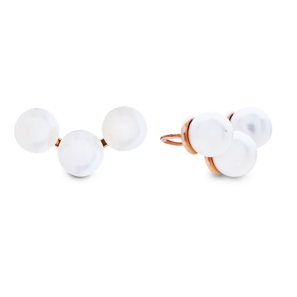 Pearl Crawler Earrings