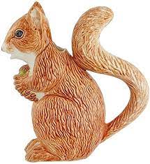 Front view of Pitchers Squirrel pitcher showcasing its squirrel-shaped design with white background