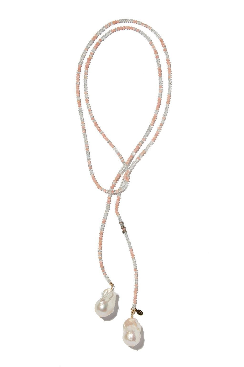 Classic Gemstone Lariat with Diamond Accent