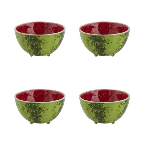 Watermelon Bowl 13 oz, Set of 4