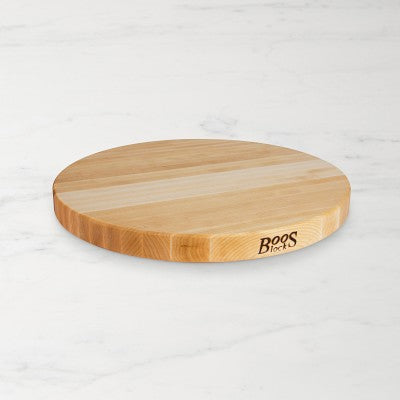 Boos Round Cutting Board, Maple, 18"