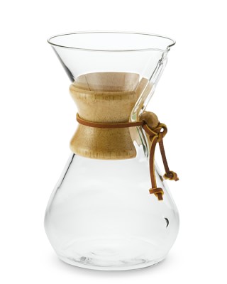 Chemex® Pour-Over Wood Collar Glass Coffee Maker