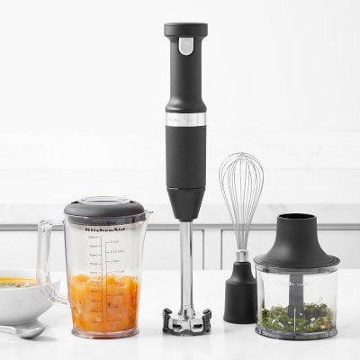 Cordless Variable Speed Hand Blender (White)