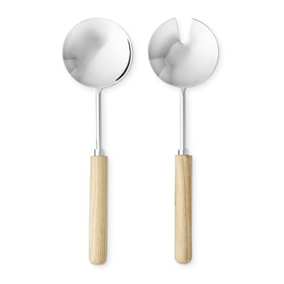 Ash Wood Salad Servers