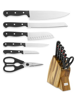 Wüsthof Gourmet Large Studio 7-Piece Knife Block Set