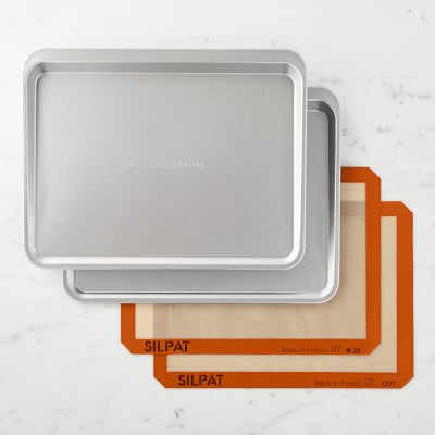 Cookie Sheet and Silpat Nonstick Baking Mat, Set of 2