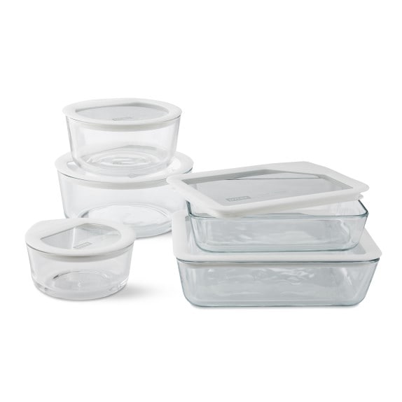 10-Piece Glass Storage Set