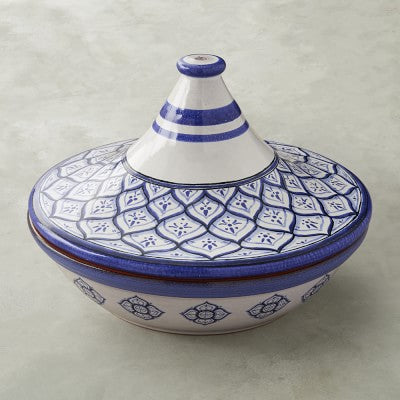 Clay Tagine, Blue