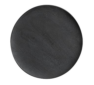 Chateau Handcrafted Acacia Wood Charger Plate - Black