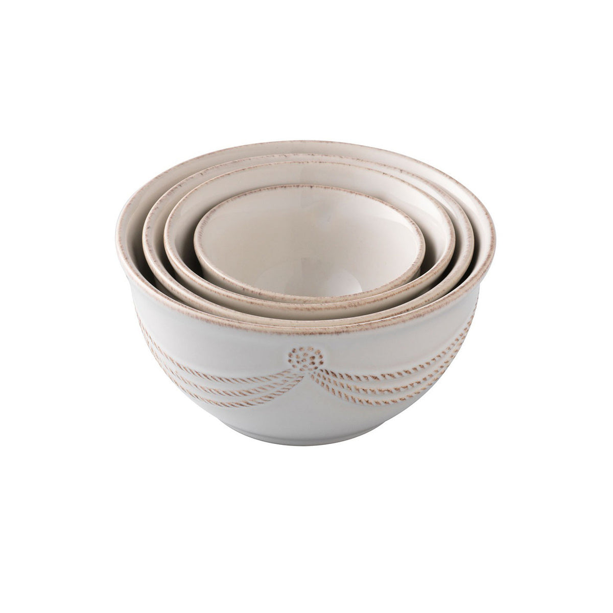 Berry & Thread Whitewash Nesting Prep Bowl Set