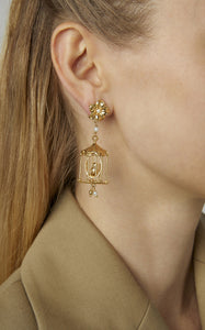 Pagoda Earring in Gold