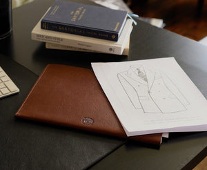 Letter Folder | Vintage Black Leather - Ghurka
