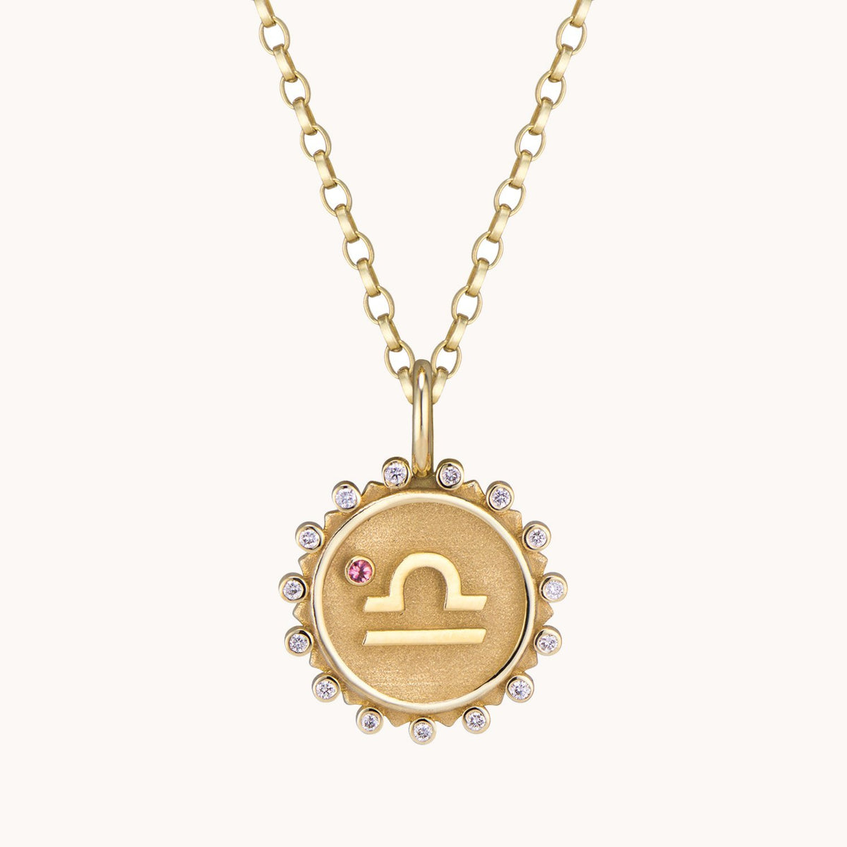 Libra Pendant Necklace, Necklaces - Marlo Laz