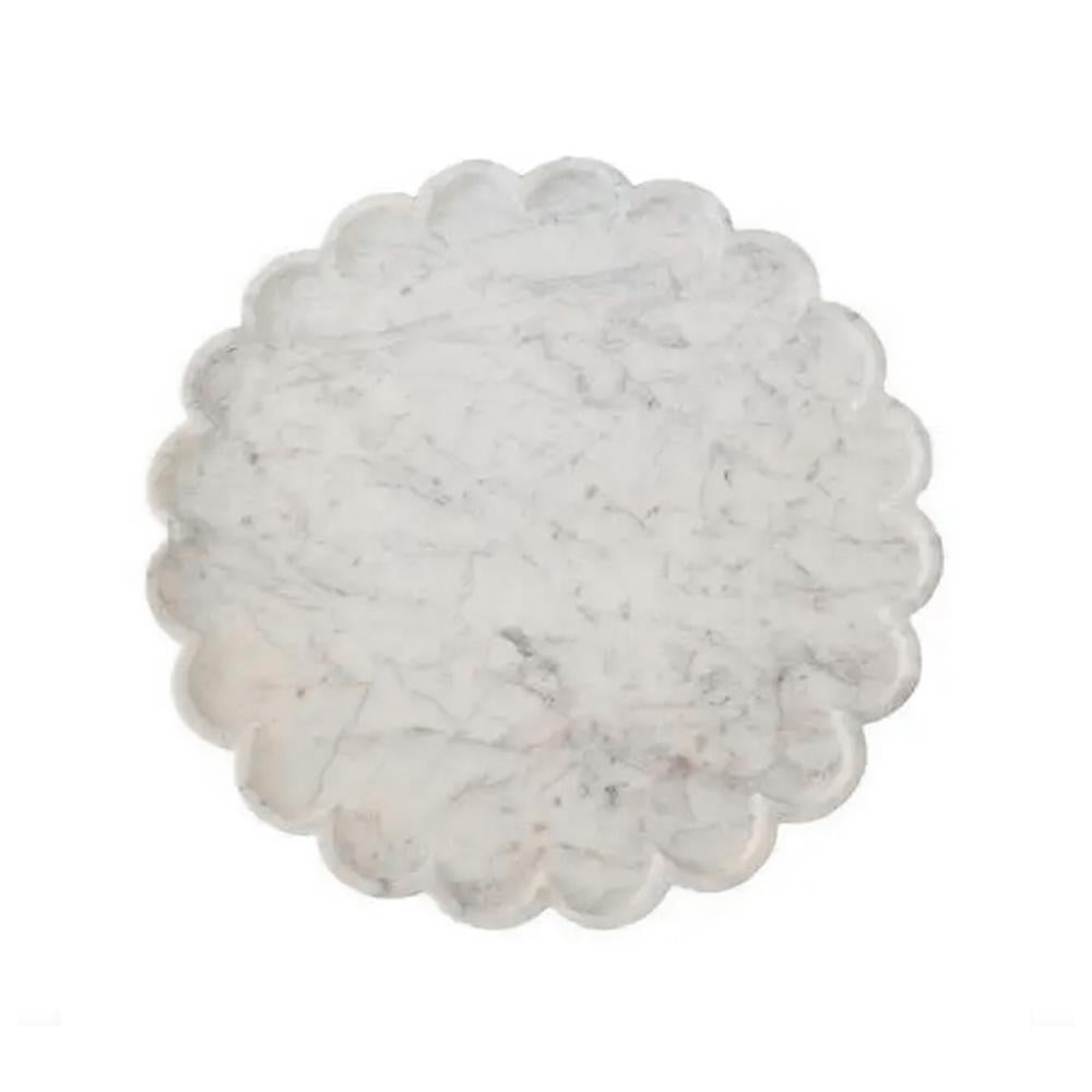 Courtland & Co Marble Petal Tray, Large