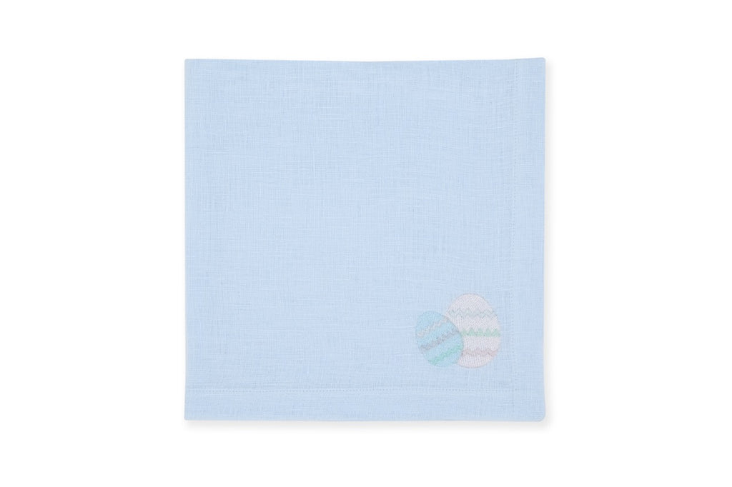 Easter Egg Blue Linen Napkin, Set of 4