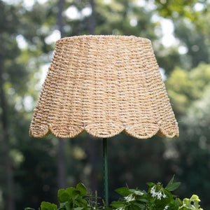 Scalloped Lampshade in Seagrass Twisted