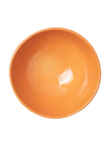 Casa Melocoton Medium Bowl with Peach Glaze