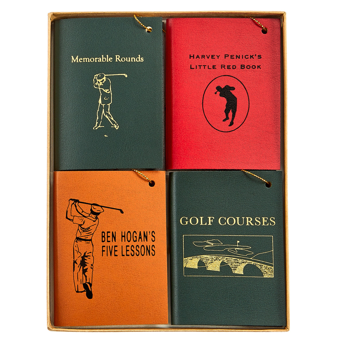 Mini Leather Ornaments: The Golfer