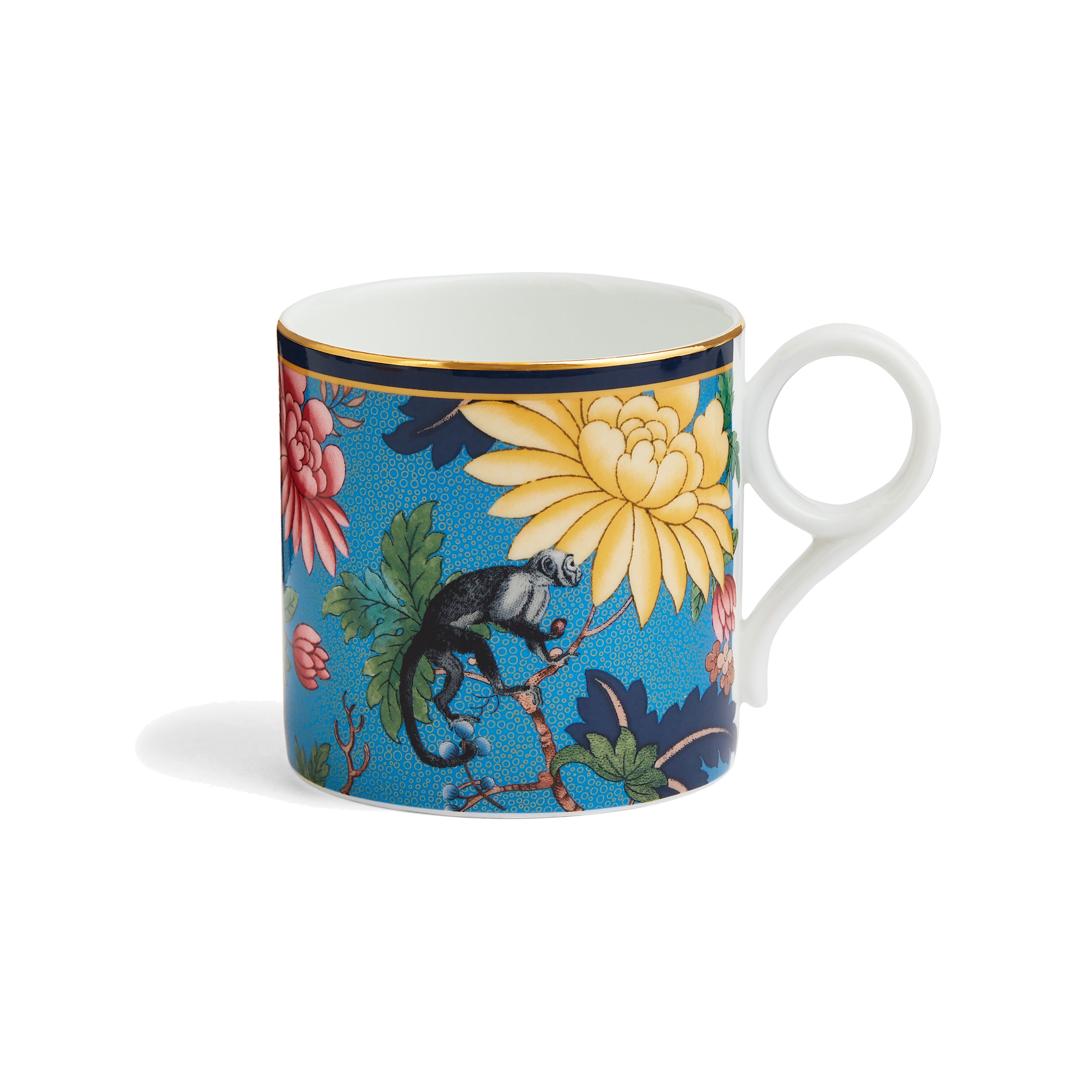 Wonderlust Sapphire Garden Mug, Large