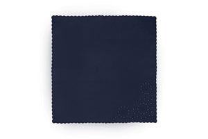 Blue Eyelet Dinner Napkins (4) Chefanie 