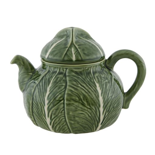 Cabbage Tea Pot in Green