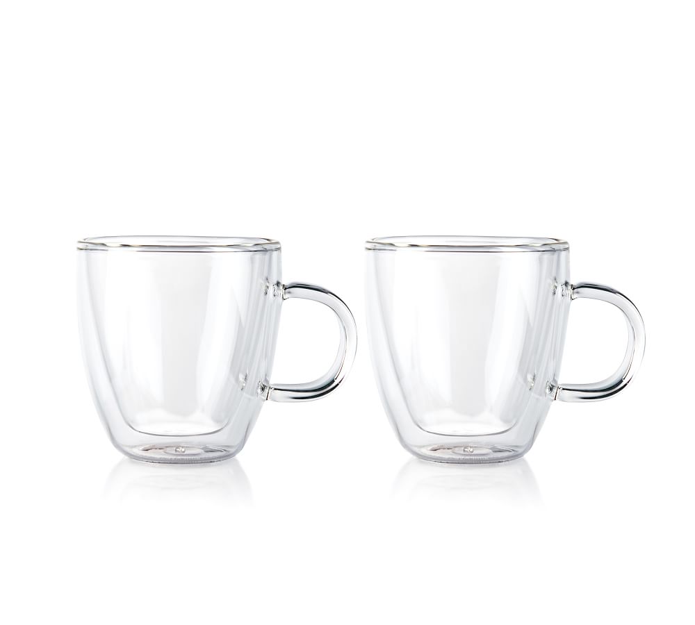 Bodum Bistro 10oz Double Walled Drinking Glasses, Set of 2