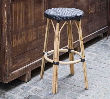 Simone Rattan Bar & Counter Stool