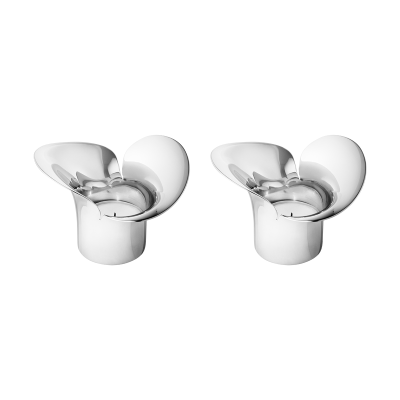 BLOOM BOTANICA tealight candleholders, 2 pcs