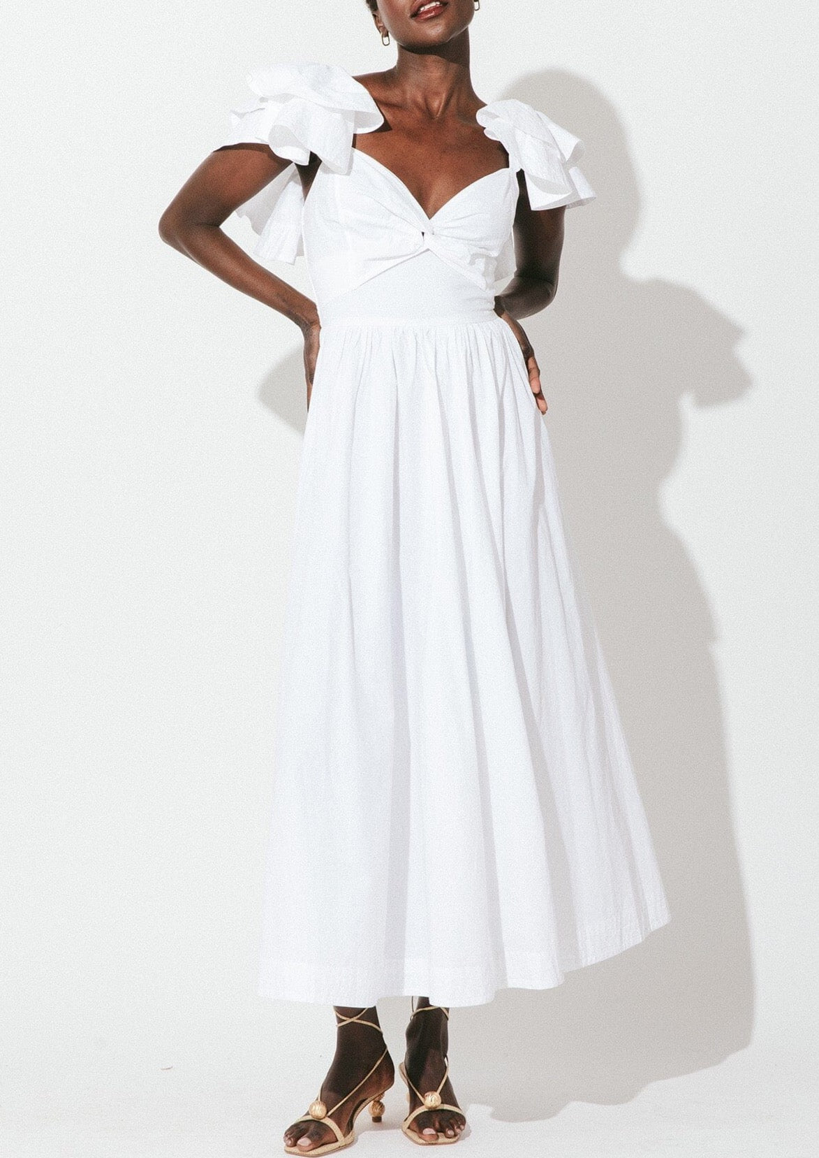 Pasha Ankle Dress | White Dresses Cleobella 