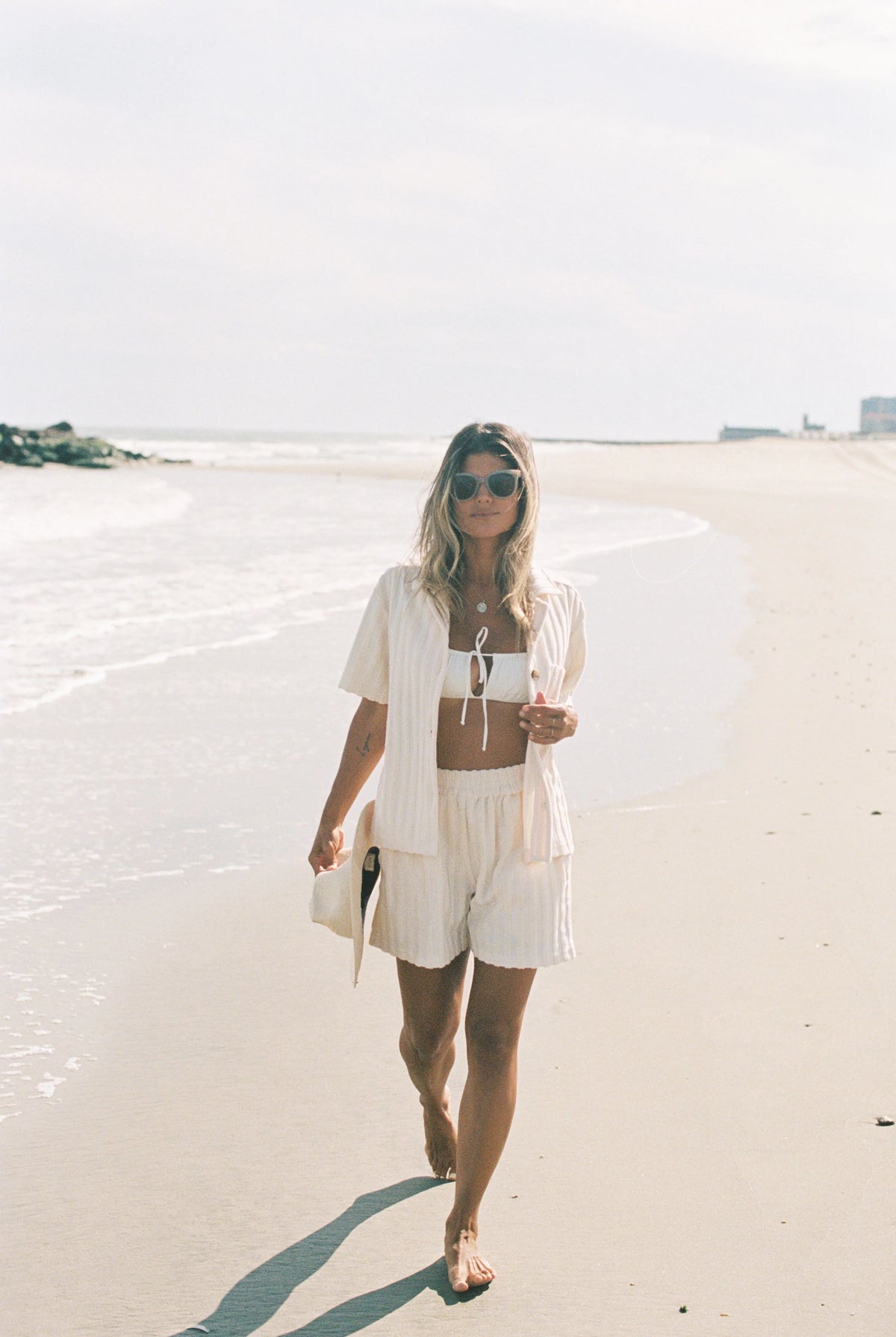 Joie Weekend Top in Latte Stripe