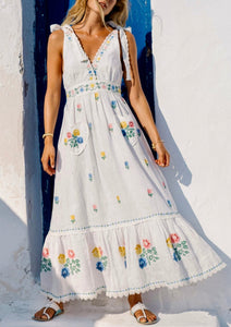 Cross Stitch Embroidered Amour Dress