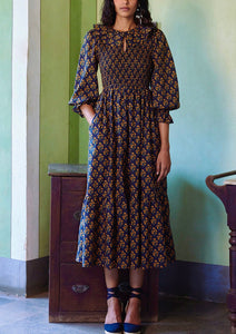 Over The Moon Pink City Prints Marigold Buta Rita Dress