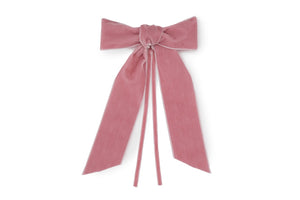 Pink Velvet Napkin Bows, Set of 4