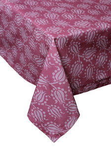 Pink Tulip Tablecloth