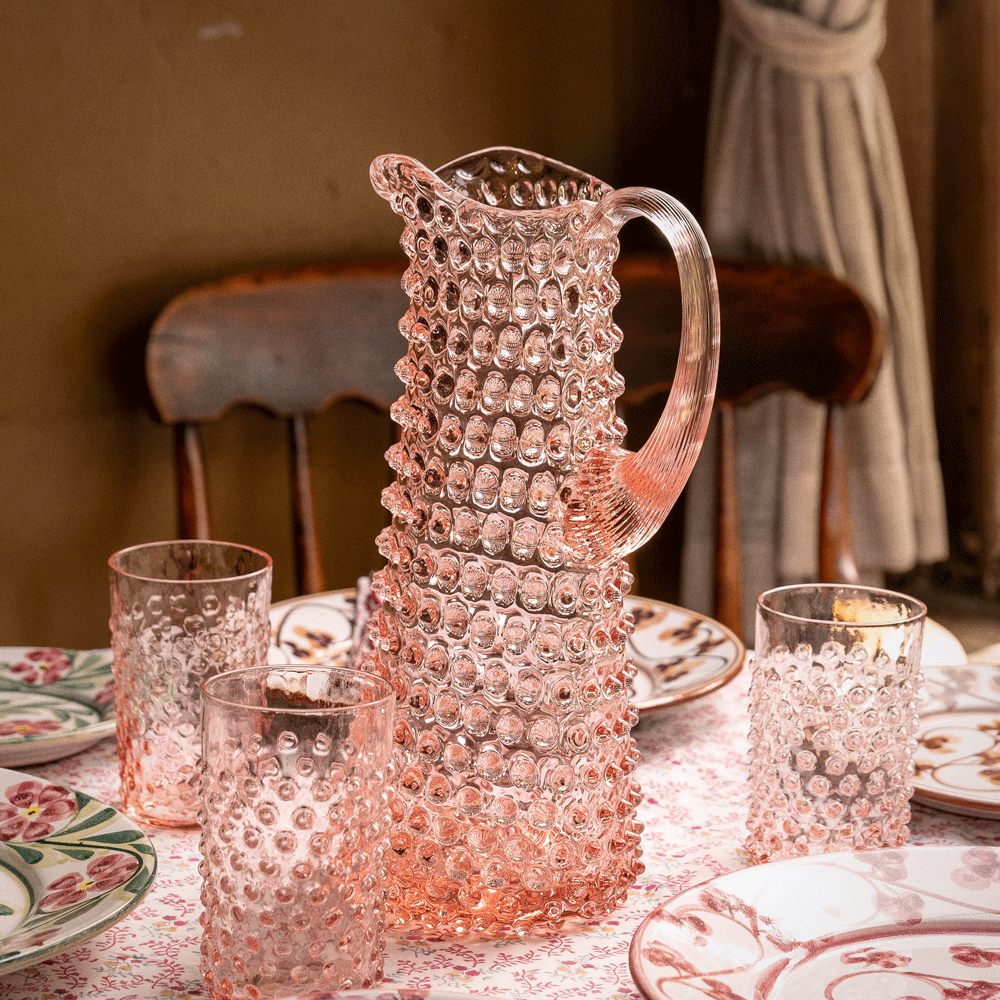 Tall Hobnail Jug