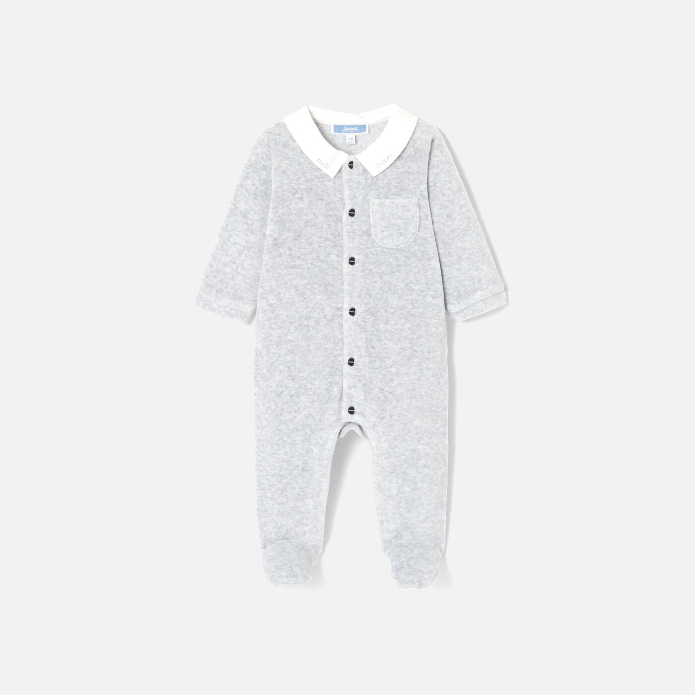 Baby boy velvet pajamas