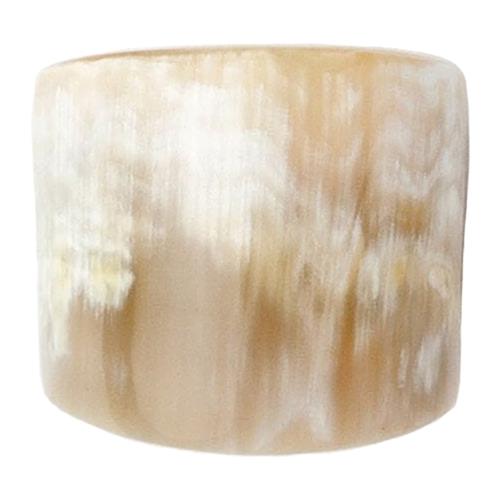Blue Pheasant James Modern Classic Natural Horn Napkin Ring - Set of 4