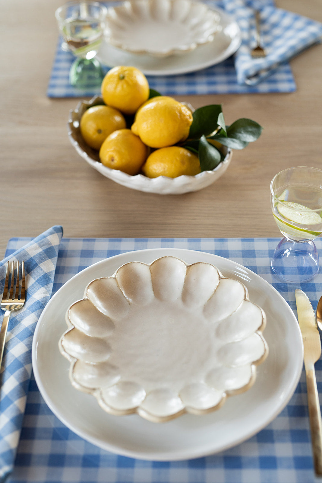 Mack Blue Gingham Placemat