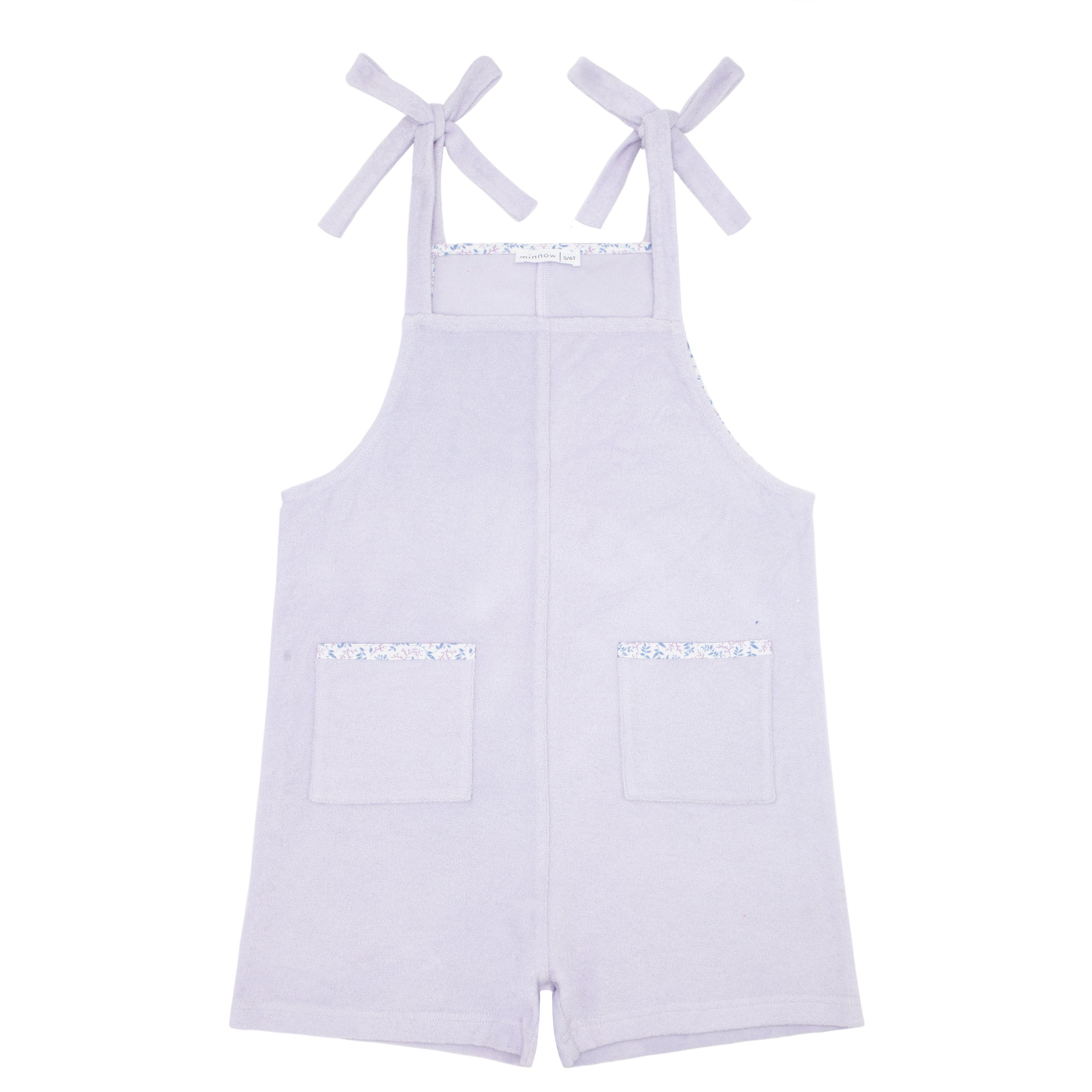 Girls Bay Lavender French Terry Romper